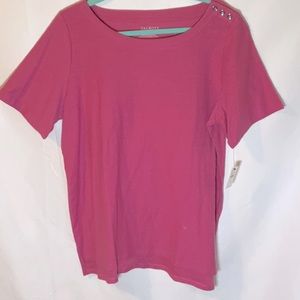 Talbots Shirt Sleeve Tee